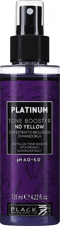 Тонизирующий спрей для волос - Black Professional Line Platinum Tone Booster — фото N1