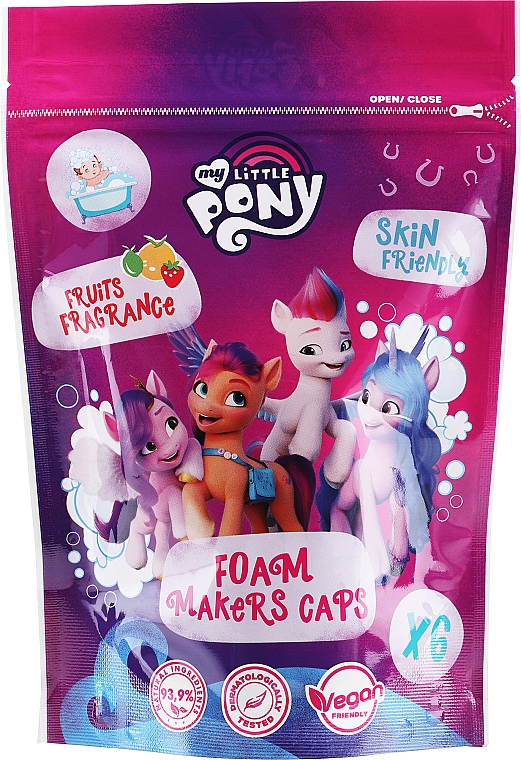 Бурлящие шарики для ванны - My Little Pony Foam Makers Caps