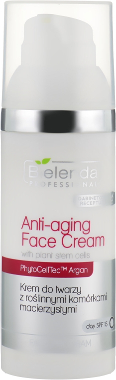 Омолоджувальний крем для обличчя, з материнськими клітинами - Bielenda Professional Face Program Rejuvenating Face Cream with Plant Stem Cells