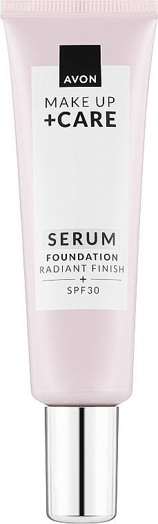 Тональний крем-сироватка - Avon Make Up + Care Serum Foundation Radiant Finish SPF30 — фото N1