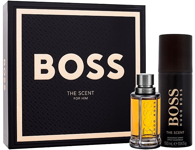 BOSS The Scent - Набор (edt/50ml+deo/spray/150ml) — фото N1