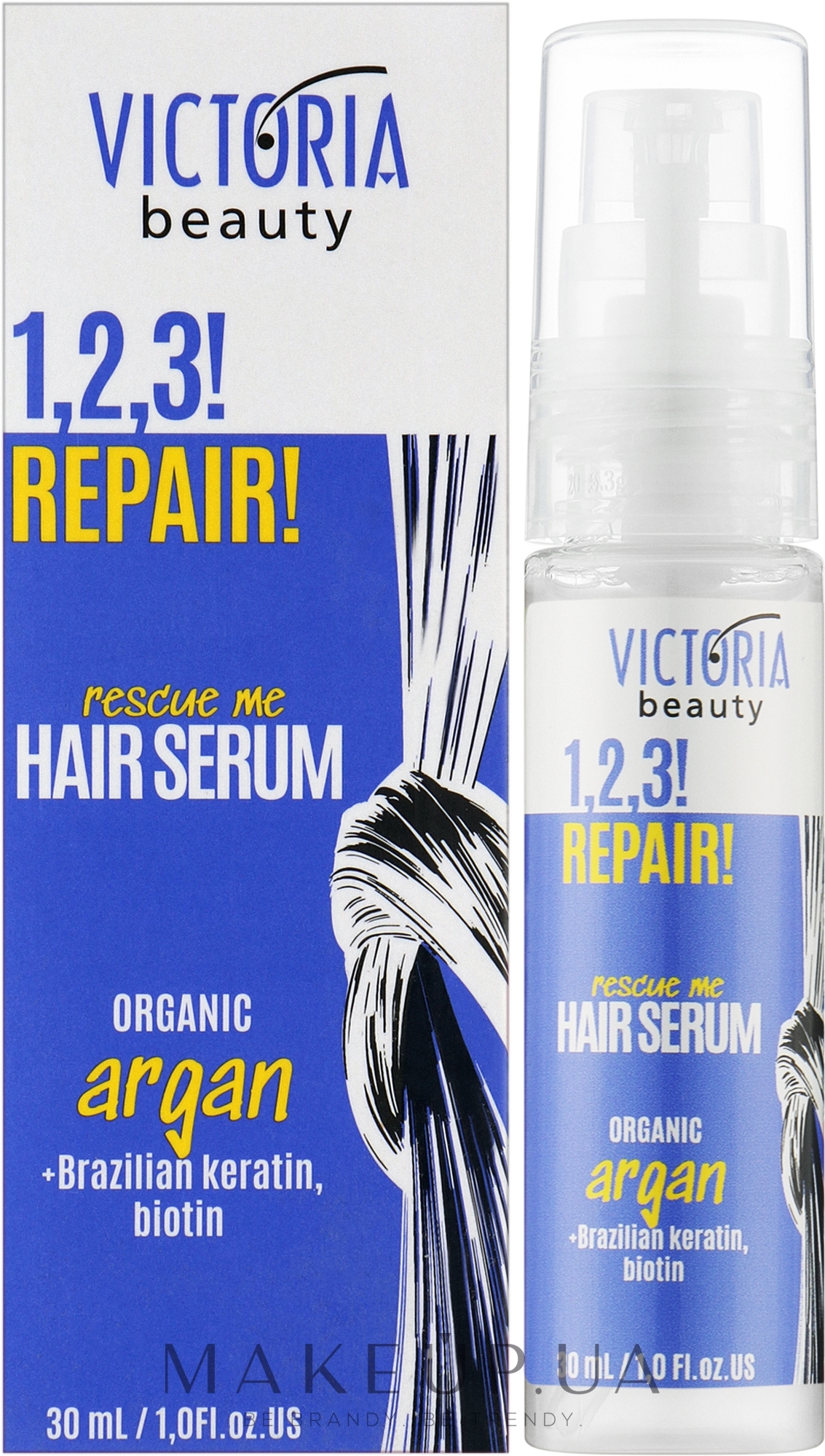 Сироватка для пошкодженого волосся - Victoria Beauty 1,2,3! Repair! Hair Serum — фото 30ml