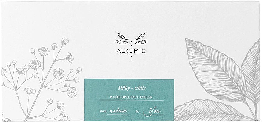 Массажный роллер для лица - Alkmie Face Roller Milky White  — фото N2