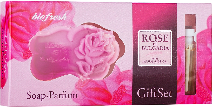 BioFresh Rose of Bulgaria - Набор (edp/2,1ml + soap/45g)