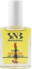 Флюїд для нігтів із прополісом та олією лаванди - SNB Professional Active Nail Fluid With Propolis And Lavender Oil — фото N1