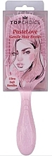 Щітка для волосся "Pastel Love", 64418, рожева - Top Choice Gentle Hair Brush — фото N1