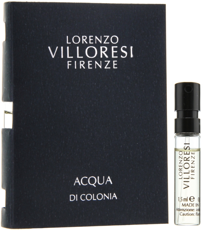 Lorenzo Villoresi Acqua di Colonia - Туалетна вода (пробник) — фото N1