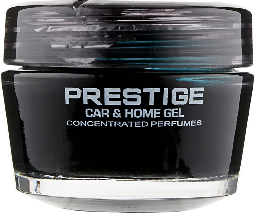 Ароматизатор гелевый для авто "Черный" - Tasotti Gel Prestige Black — фото N1
