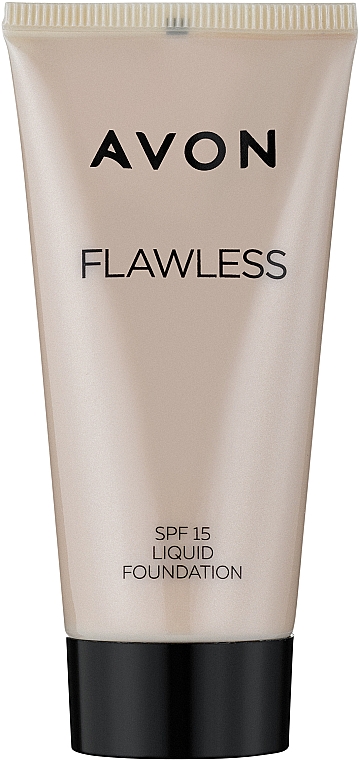 Тональный крем для лица "Безупречный тон" - Avon Flawless Liquid Foundation SPF15 — фото N2