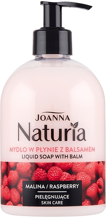 Жидкое мыло "Малина" - Joanna Naturia Raspberry Liquid Soap — фото N1