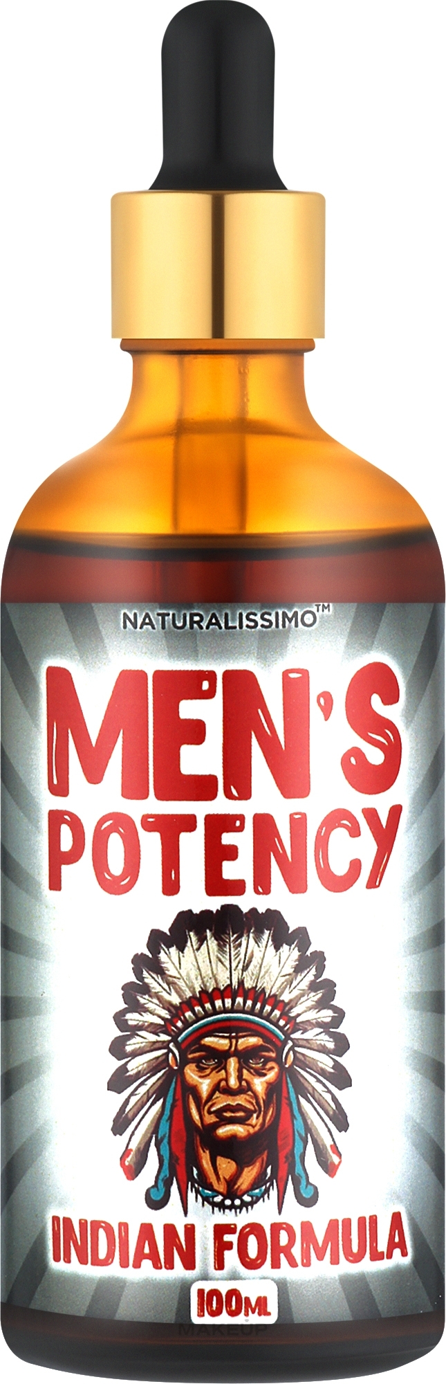 Засіб для потенції з перцем чилі - Naturalissimo Men's Potency Indian Formula — фото 100ml