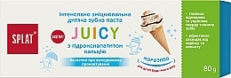 УЦЕНКА Детская укрепляющая зубная паста "Мороженое" - SPLAT Juicy * — фото N4