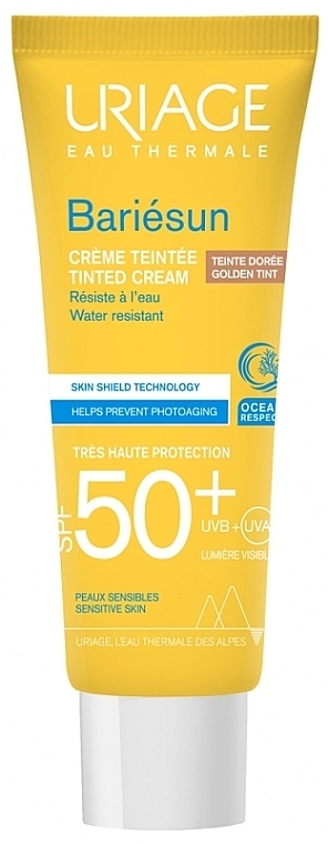 УЦІНКА  Сонцезахисний тональний крем - Uriage Bariesun Tinted Cream SPF 50+ * — фото N1