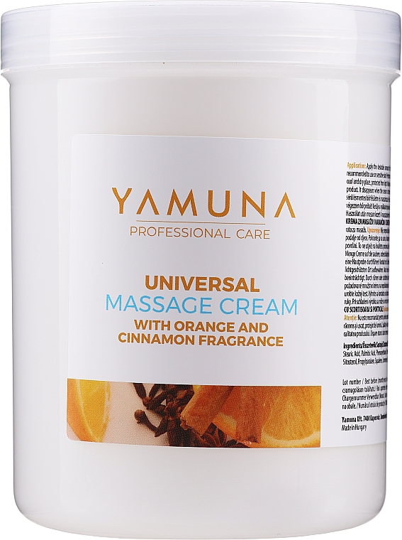 Універсальний масажний крем "Апельсин-кориця" - Yamuna Massage Cream — фото N2