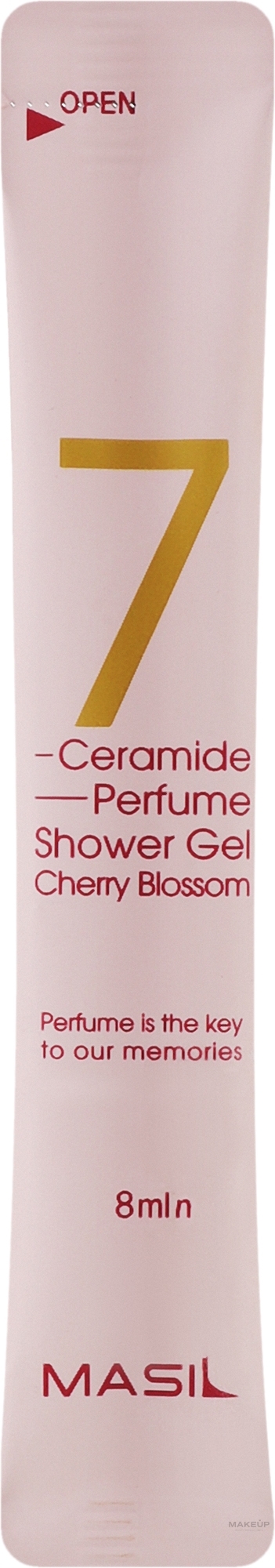 Гель для душу з ароматом квітучої вишні - Masil 7 Ceramide Perfume Shower Gel Cherry Blossom (пробник) — фото 8ml