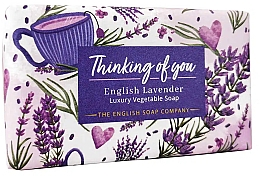 Мыло "Думаю о тебе" - The English Soap Company Occasions Collection English Lavender Thinking Of You Soap — фото N1