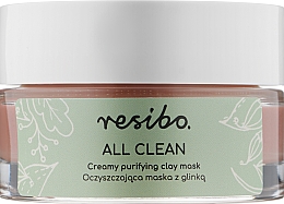 Маска для обличчя "Очищувальна" - Resibo All Clean Creamy Purifying Mask — фото N1