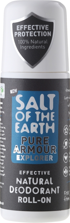 Натуральний дезодорант кульковий - Salt of the Earth Pure Armour Explore Roll-On Deo — фото N1