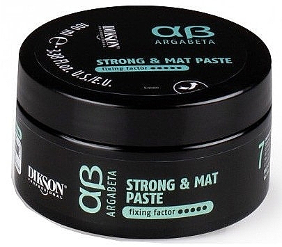 Паста для волос - Dikson ArgaBeta 7 Strong & Mat Paste — фото N1