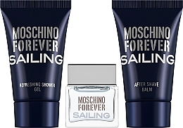 Парфумерія, косметика Moschino Forever Sailing - Набір (edt mini 4.5 ml + a/sh/bal 25ml + s/g 25ml)