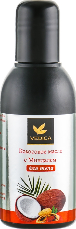 Масло кокосовое с миндалем для тела - Veda Vedica — фото N1