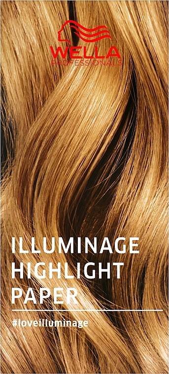 Папір для фарбування волосся, 25 см - Wella Professionals Illuminage Highlight Paper Sheet — фото N1