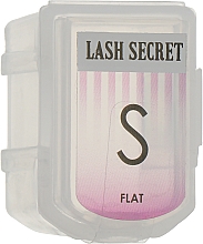Бігуді для ламінування вій, з насічками, розмір S (flat) - Lash Secret — фото N1