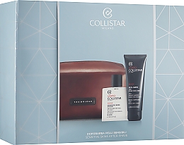 Парфумерія, косметика Набір - Collistar Dopobarba Pelli Sensibili (after/sh/100ml + shmp/100ml + bag)