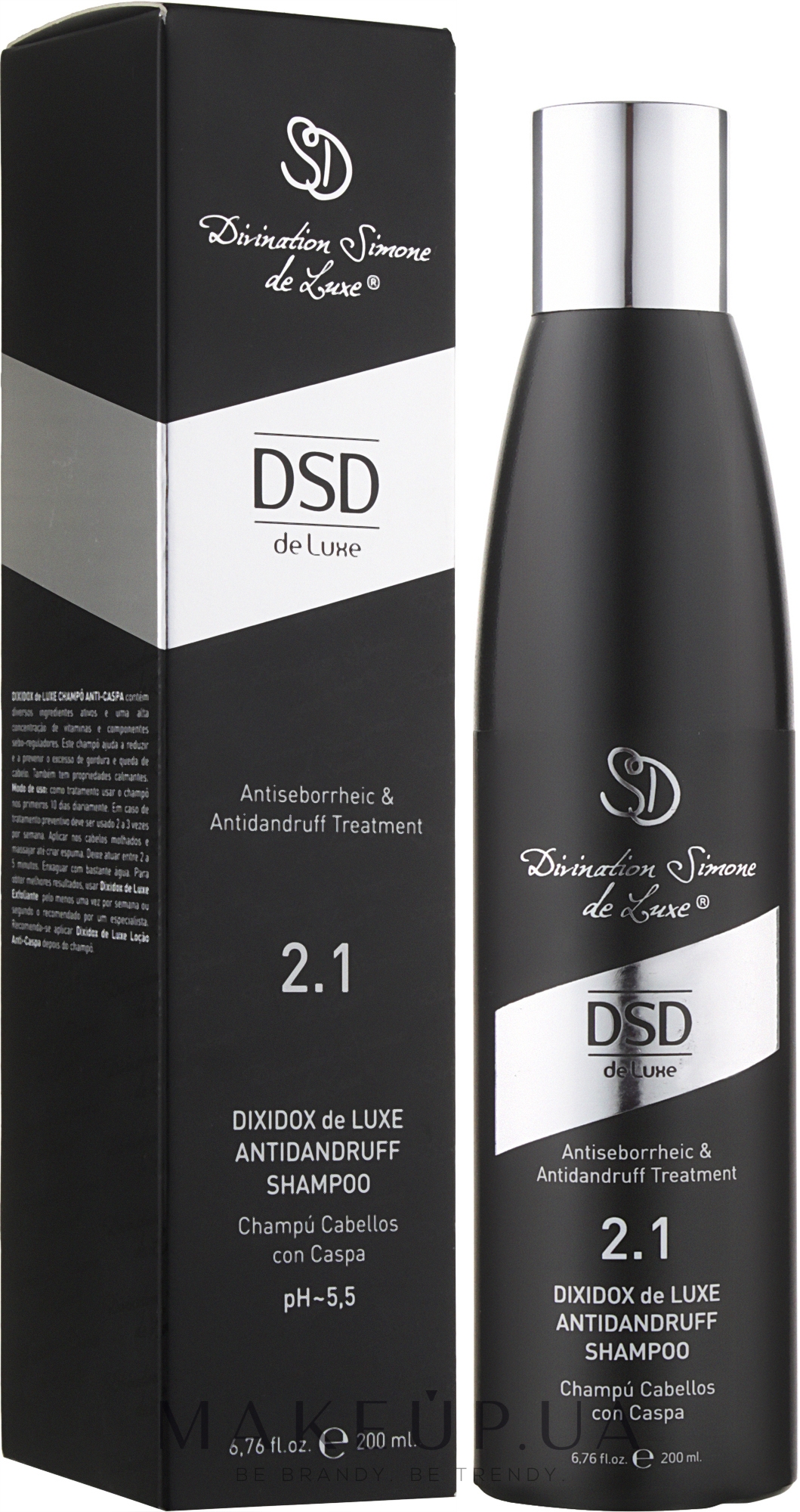 Шампунь от перхоти Диксидокс Де Люкс № 2.1 - Simone DSD De Luxe Dixidox DeLuxe Antidandruff Shampoo — фото 200ml