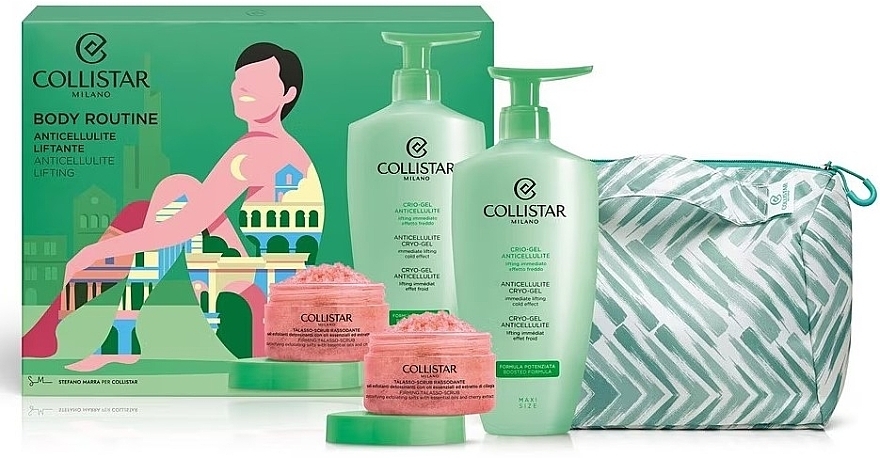 Набір - Collistar Body Routine Gift Set (b/gel/400ml+scrub/150g) — фото N1