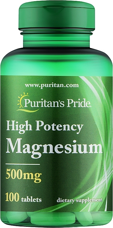 Дієтична добавка "Магній" - Puritan's Pride Triple Magnesium Complex 500 Mg — фото N1