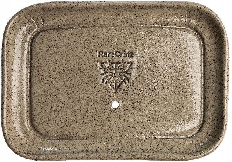Мыльница керамическая, цвет асфальта - RareCraft Soap Dish — фото N1