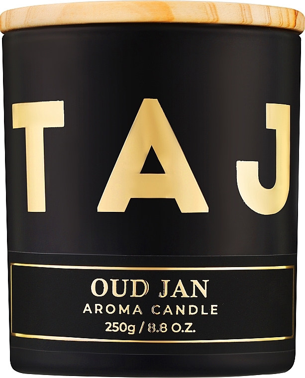 Ароматическая свеча "Oud Jan" - Taj Max Aroma Candle — фото N1