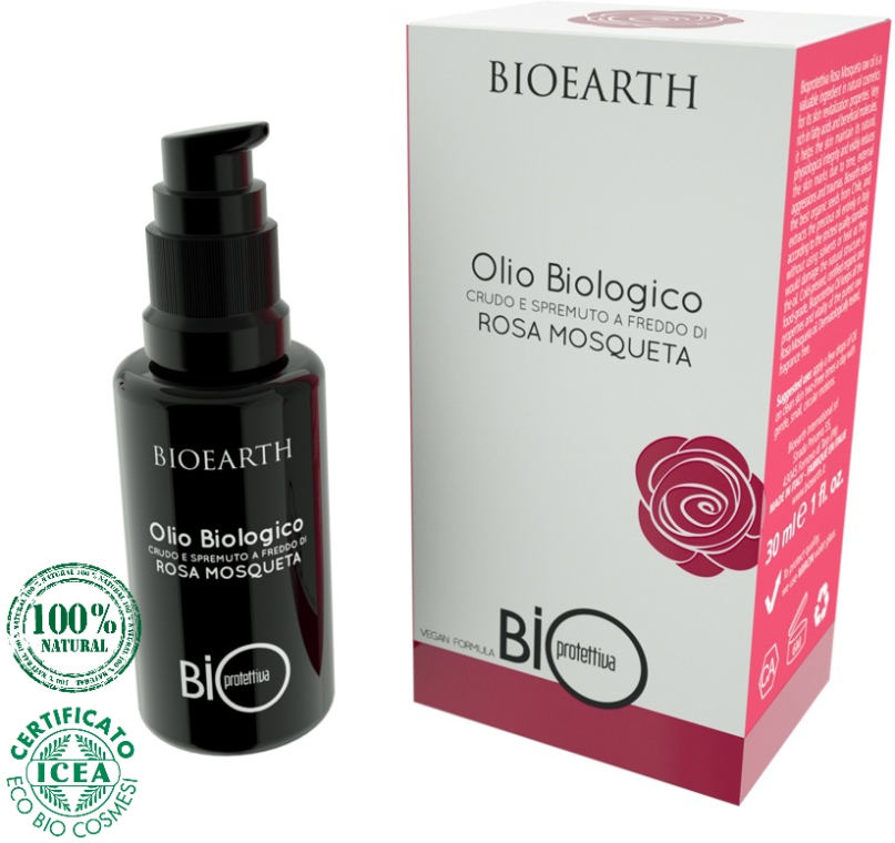 Органическое масло розы москета - Bioearth Bioprotettiva Olio Biologico 
