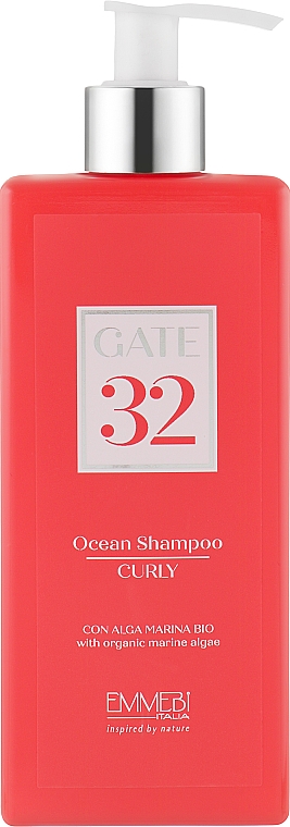 Шампунь для в’юнкого волосся - Emmebi Italia Gate 32 Wash Ocean Shampoo Curly — фото N1