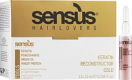 Кератиновые ампулы для реконструкции волос - Sensus Tools Keratin Reconstructor — фото N2