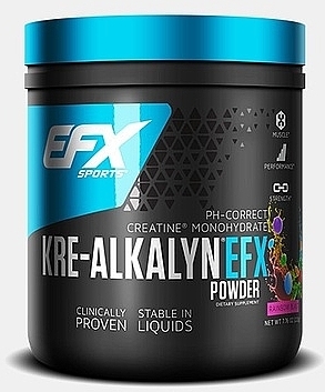 Добавка у порошку "Креалкалін" зі смаком - EFX Sports Kre-Alkalyn EFX Powder Rainbow Blast — фото N1