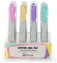 Стеклянная пилочка для ногтей, зеленая - IDC Institute Precision Crystal Nail File — фото N2