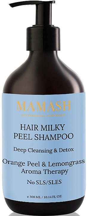 Шампунь-пилинг для глубокой очистки волос и кожи головы - Mamash Hair Milky Peel Shampoo — фото N1