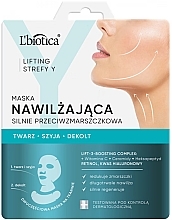 Увлажняющая маска для лица против морщин - L'biotica Lifting Strefy Y — фото N1