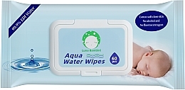 Дитячі вологі серветки, 60 шт. - Luna Bambini Aqua Water Wipes — фото N1