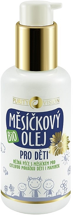 Органічна олія календули для дітей - Purity Vision Bio Calendula Oil — фото N1