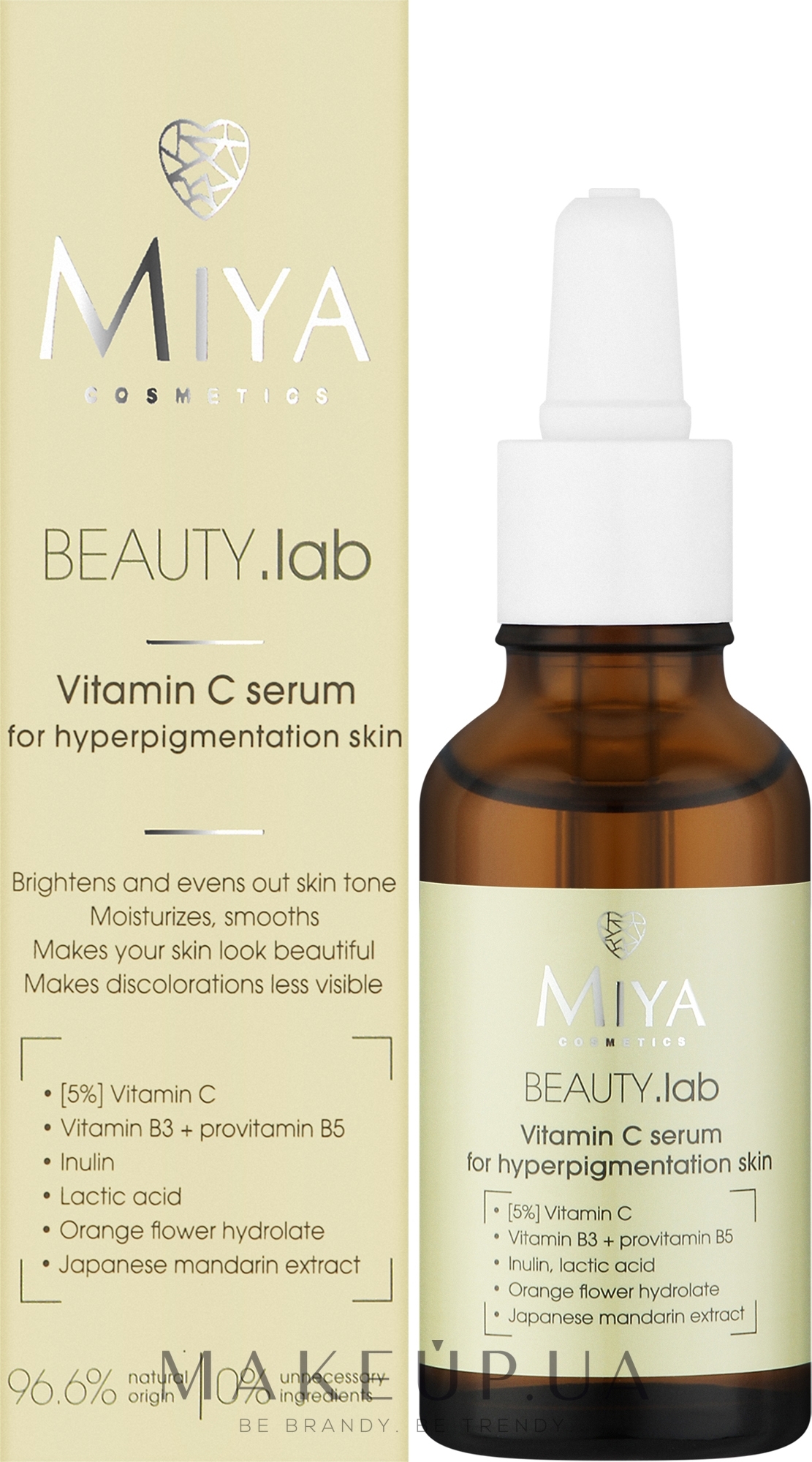 Miya Cosmetics Beauty Lab Serum With Vitamin C - Miya Cosmetics Beauty Lab Serum With Vitamin C — фото 30ml