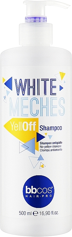 Шампунь для знебарвленого волосся - BBcos White Meches Highlighted Hair Shampoo — фото N2