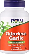 Экстракт чеснока без запаха, мягкие капсулы - Now Foods Odorlees Garlic Softgels — фото N2