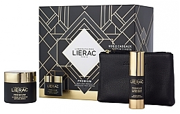 Парфумерія, косметика Набір - Lierac Premium Voluptuous (eye/cr/15ml + cr/50ml + bag)