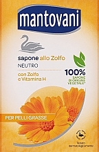 Парфумерія, косметика Мило для жирної шкіри із сіркою - Mantovani Sapone Neutro Con Zolfo