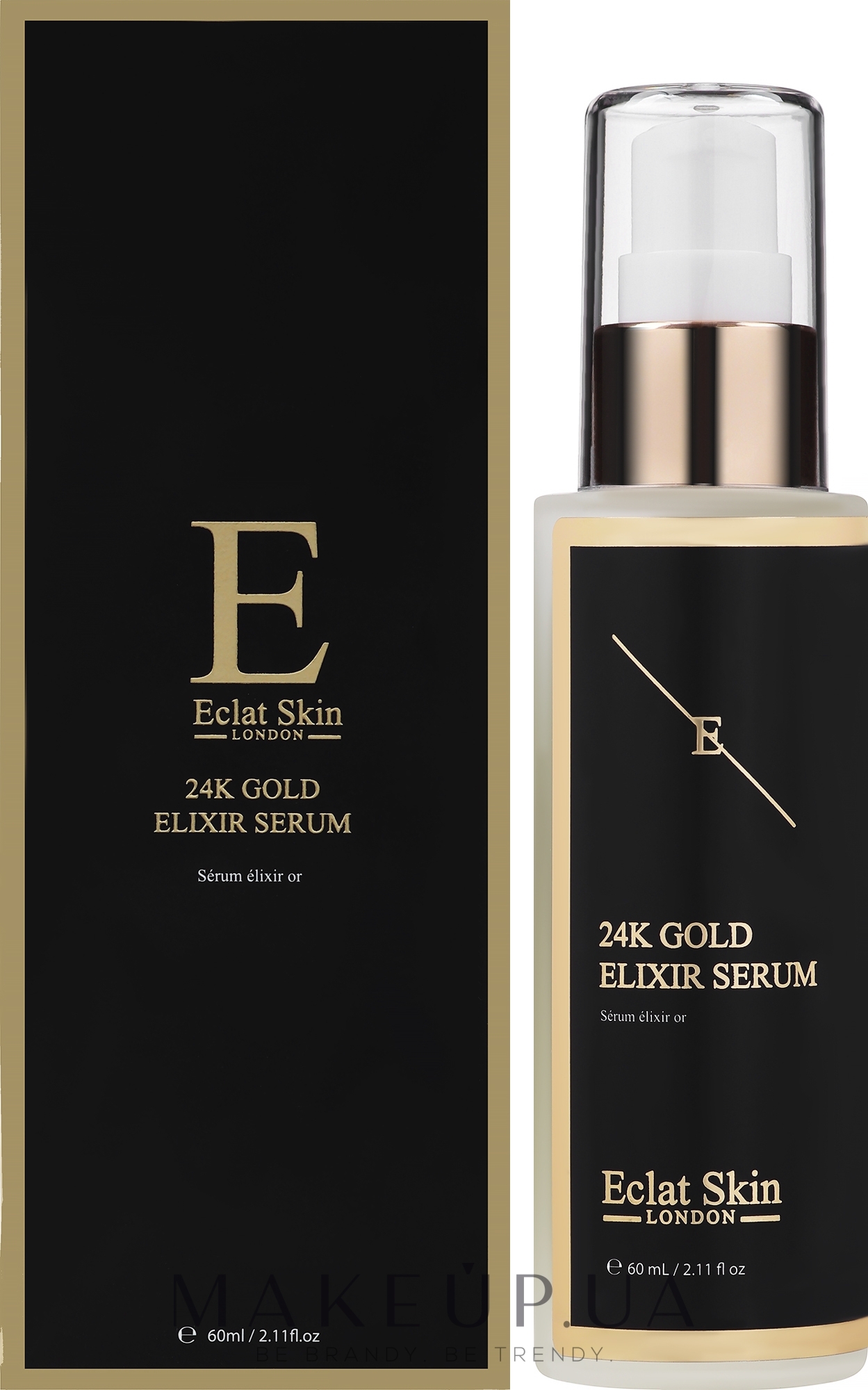 Сироватка для обличчя, для зрілої шкіри - Eclat Skin London 24k Gold Elixir Serum — фото 60ml