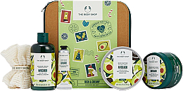 Парфумерія, косметика Набір, 6 продуктів - The Body Shop Rich & Creamy Avocado Big Gift