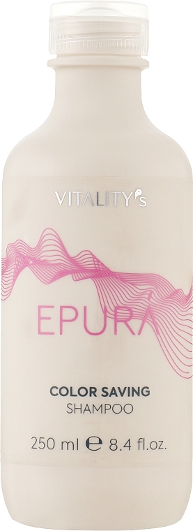 Шампунь для сохранения стойкости цвета - Vitality's Epura Color Saving Shampoo — фото N1